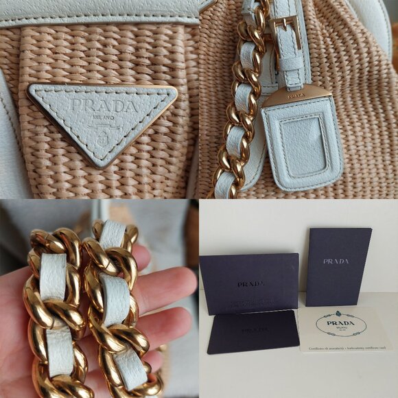 PRADA Raffia Straw Bag - Picture 2 of 16